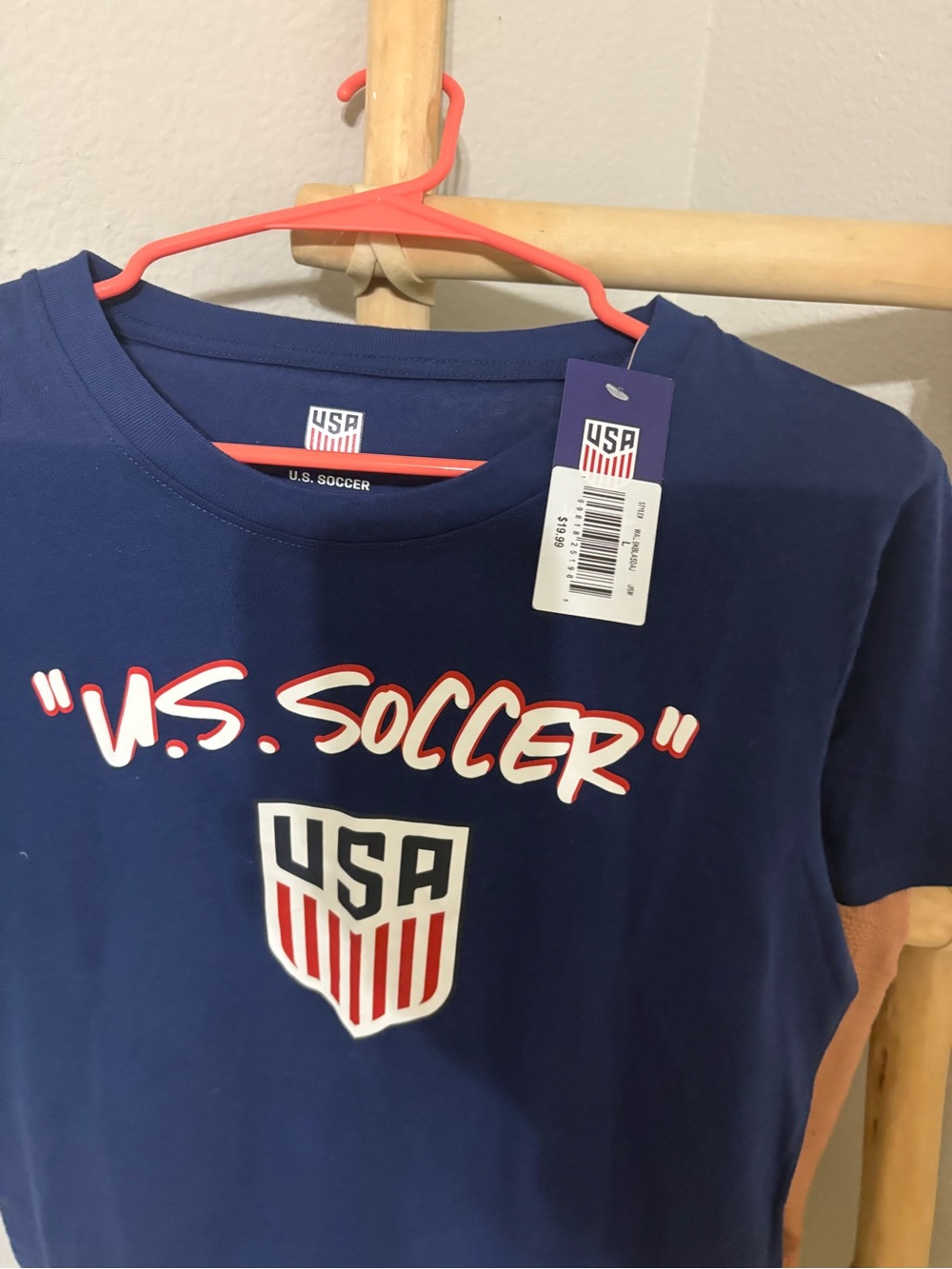USA Soccer Navy Graphic Tee - USA Crest